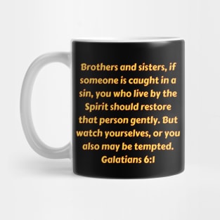 Bible Verse Galatians 6:1 Mug